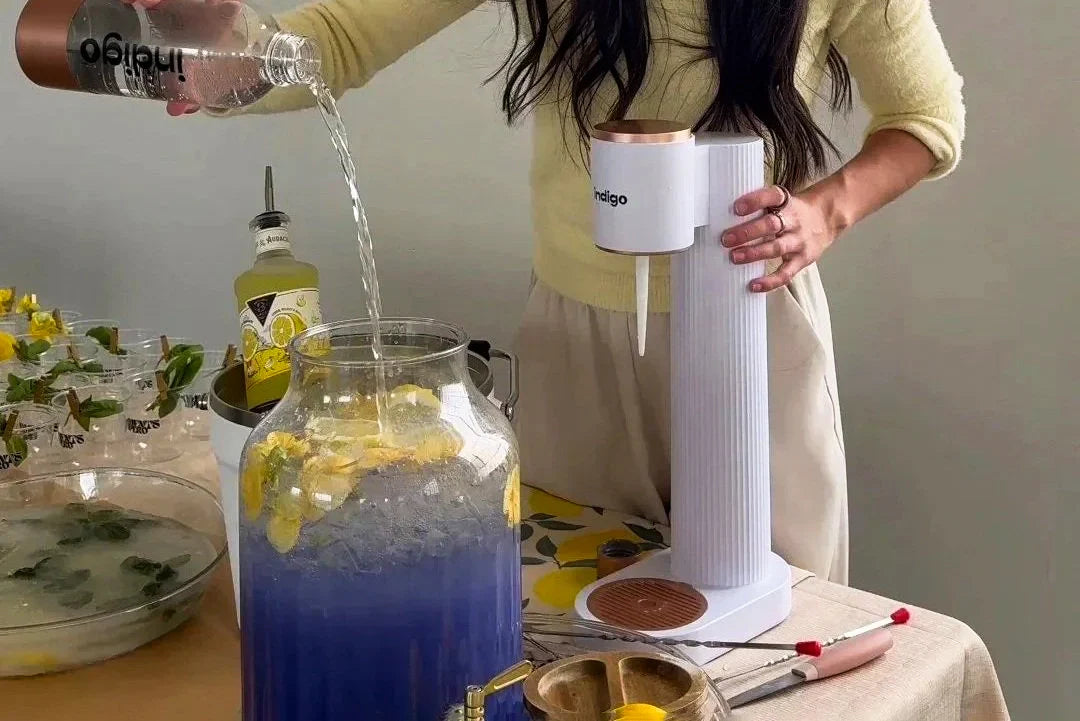 Limonade pétillante coco-lavande