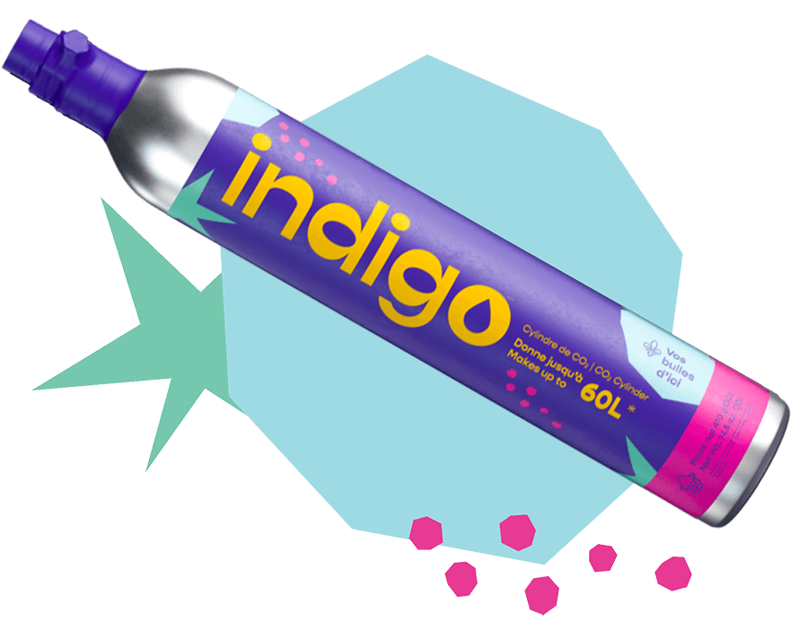 indigo soda remplissage de bouteille bonbonne co2